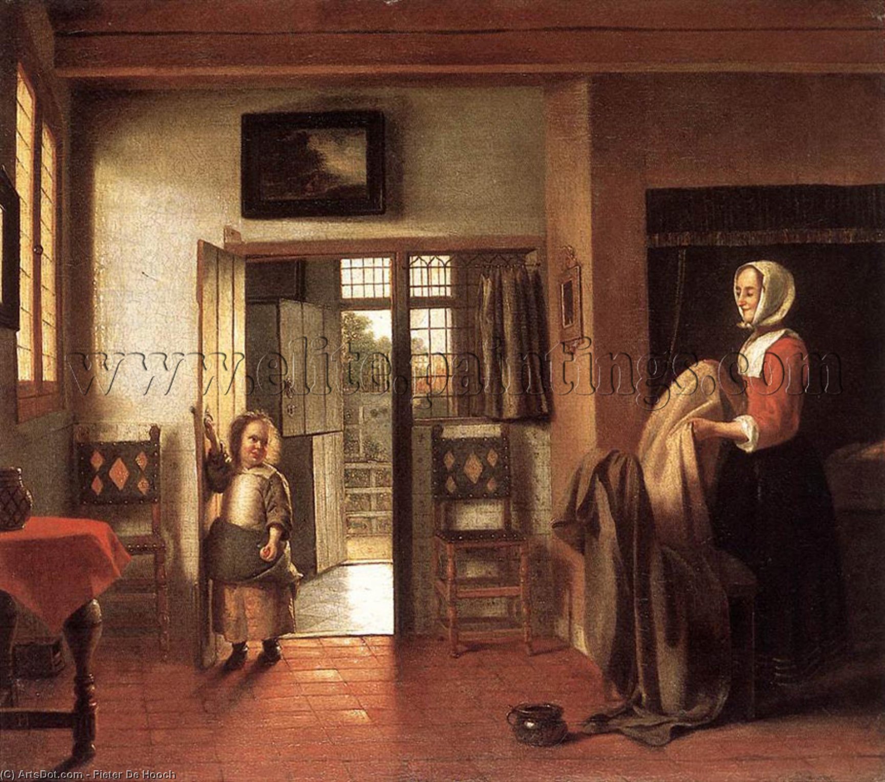 Ložnice — Pieter De Hooch