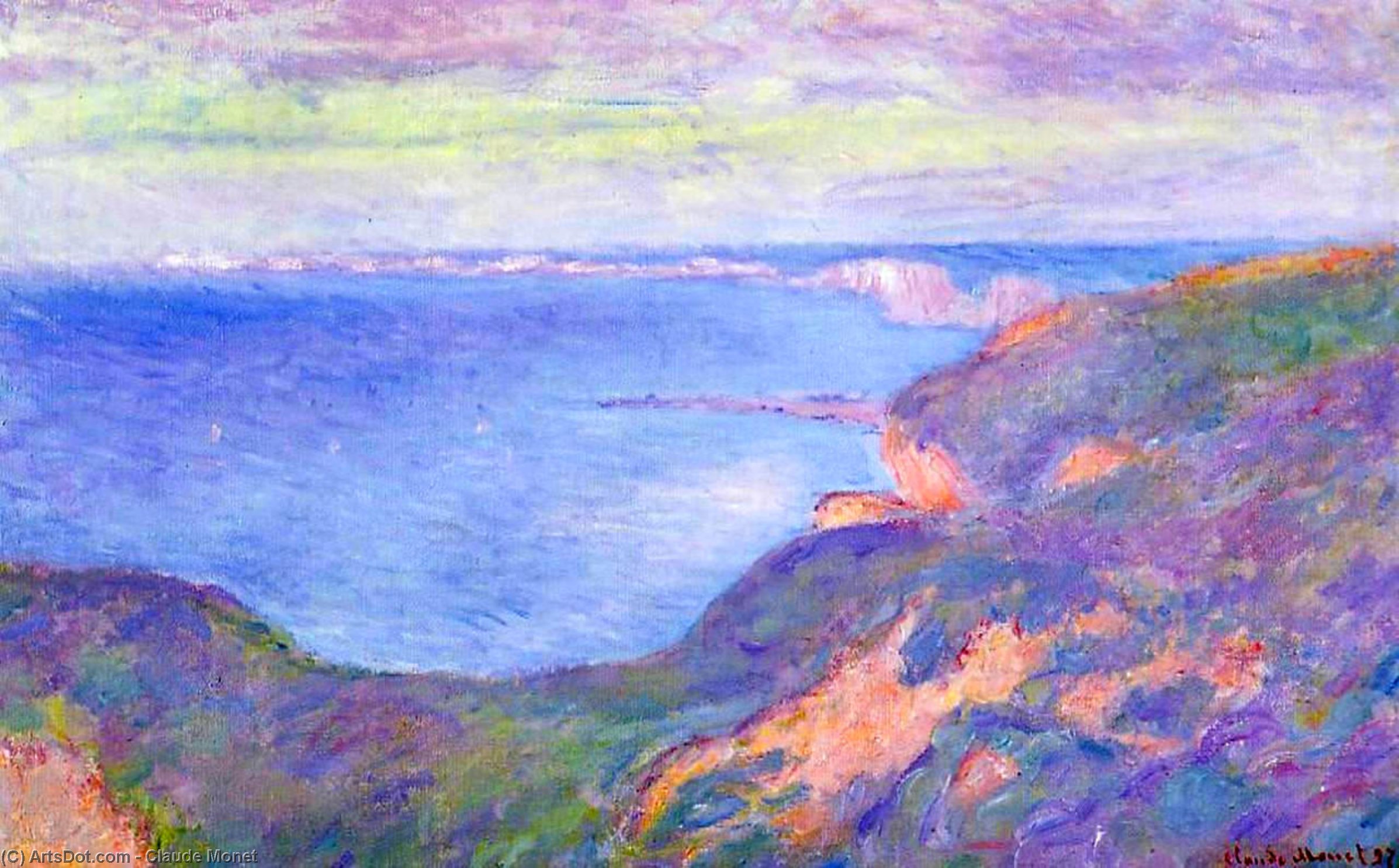Cliff Near Dieppe 2 — Claude Monet