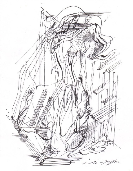 Automatic Drawing 04 — André Masson