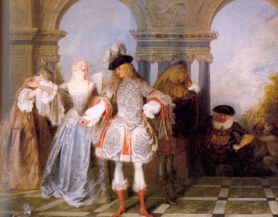 French Players — Jean-antoine Watteau