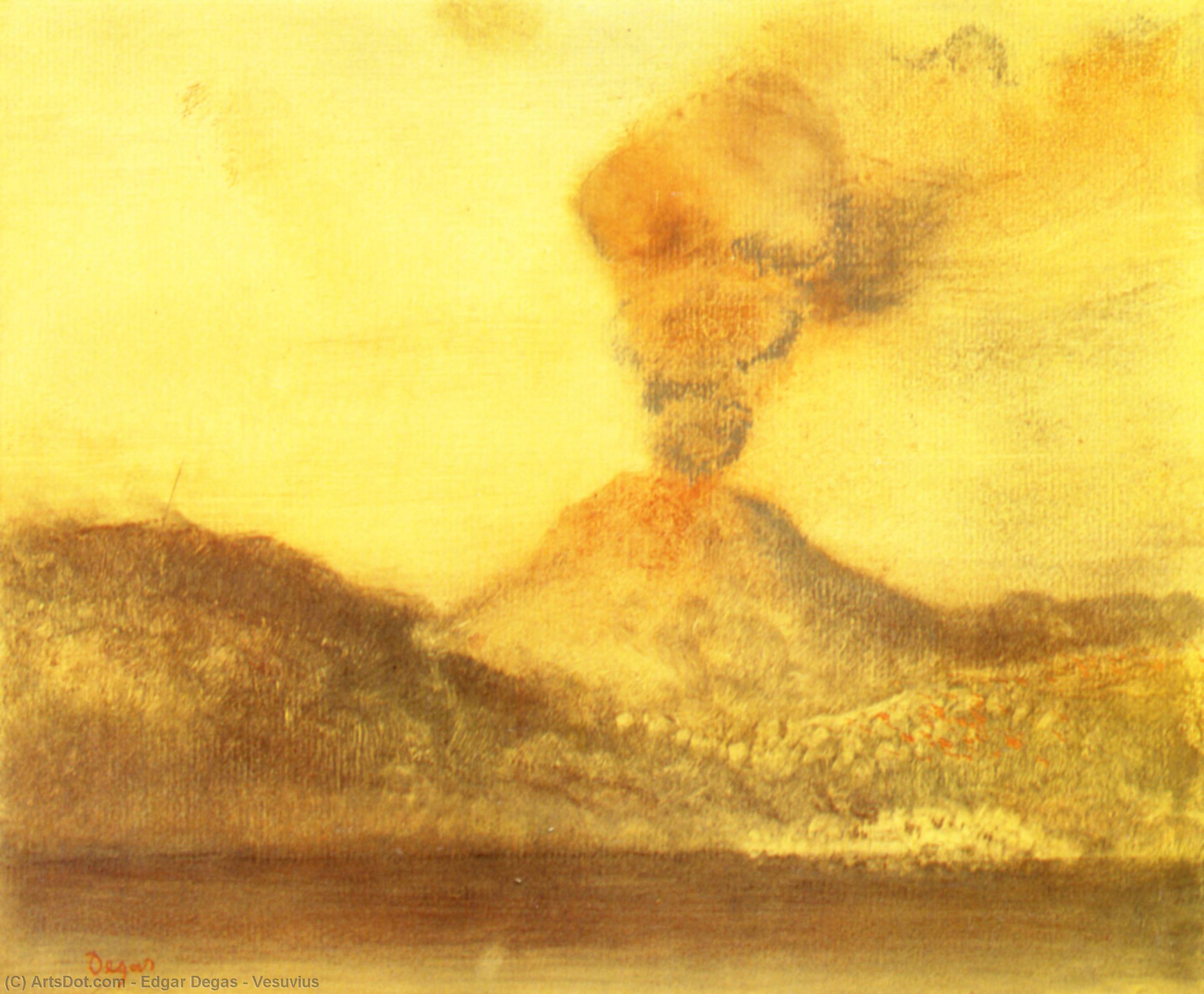 Vesuvius — Edgar Degas