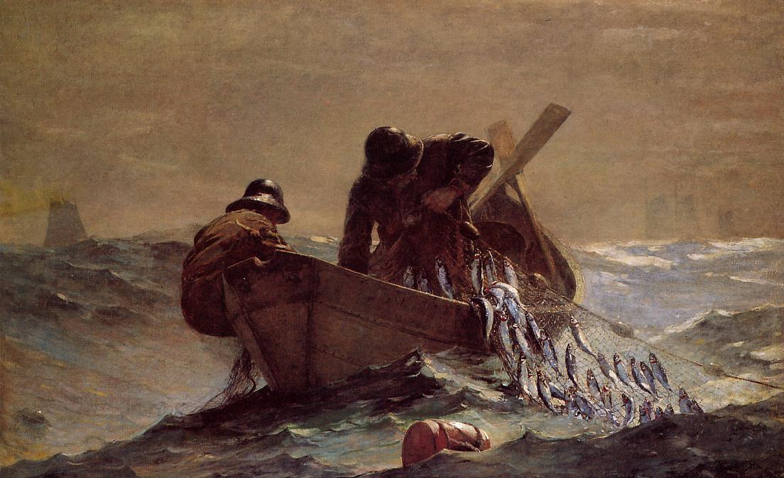 Das Herringnetz — Winslow Homer