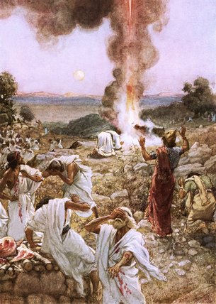 Elijah's Sacrifice At Mount Carmel — უილიამ ბრასი ჰოული