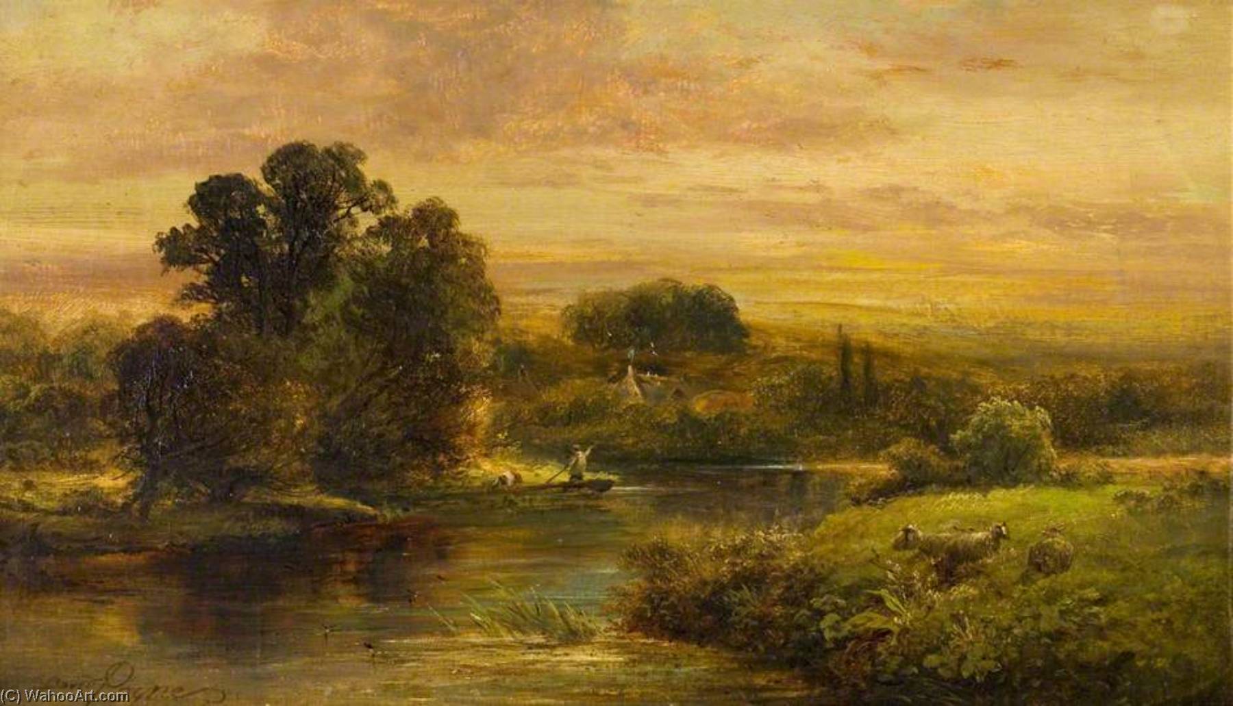 On The Trent At Ingleby — David Payne
