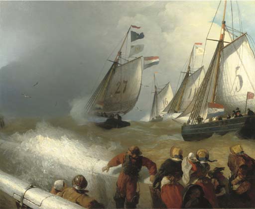 The Race — Andreas Achenbach