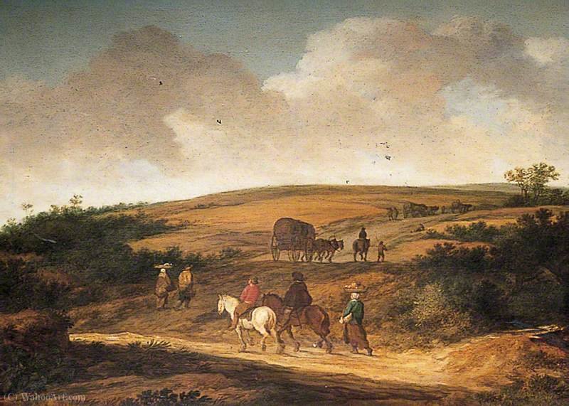 Landscape With Travelling Figures — Pieter De Molyn