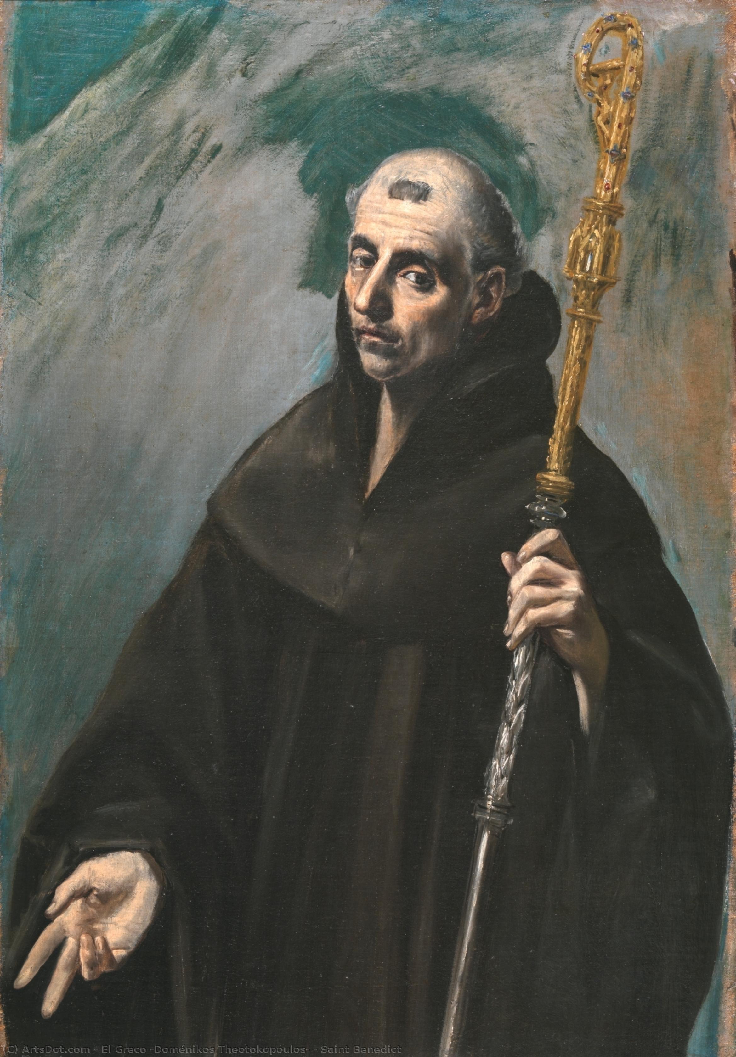 Saint Benedict — 엘 그레코