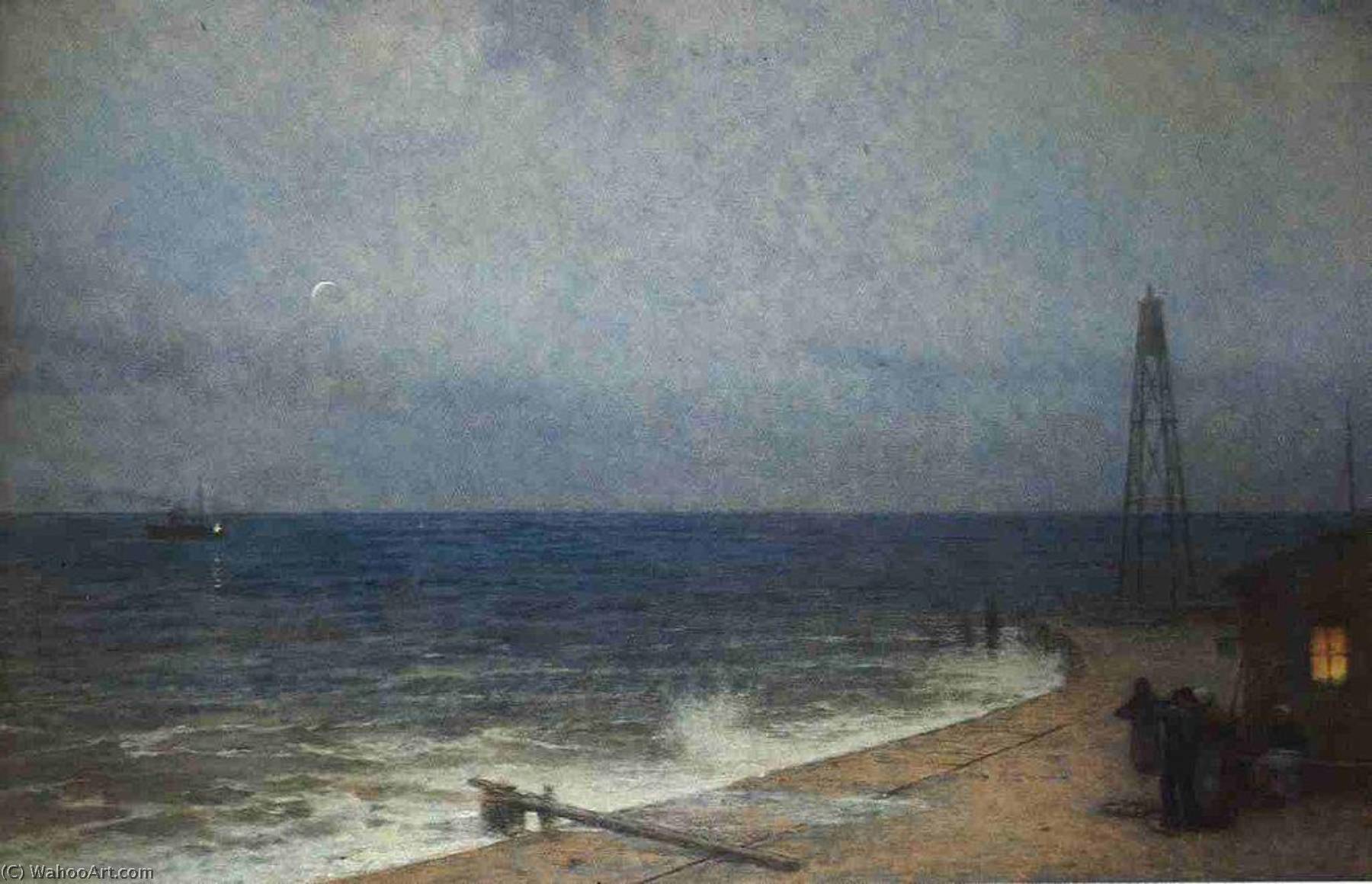 Molo by Jakub Schikaneder, oil on linen painted by hand