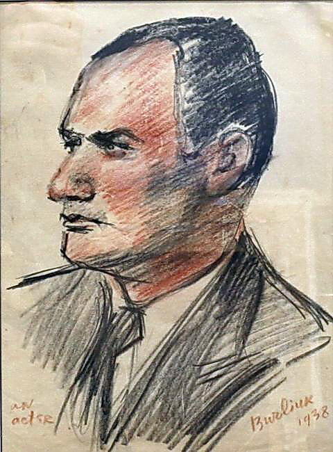 An Actor — David Davidovich Burliuk