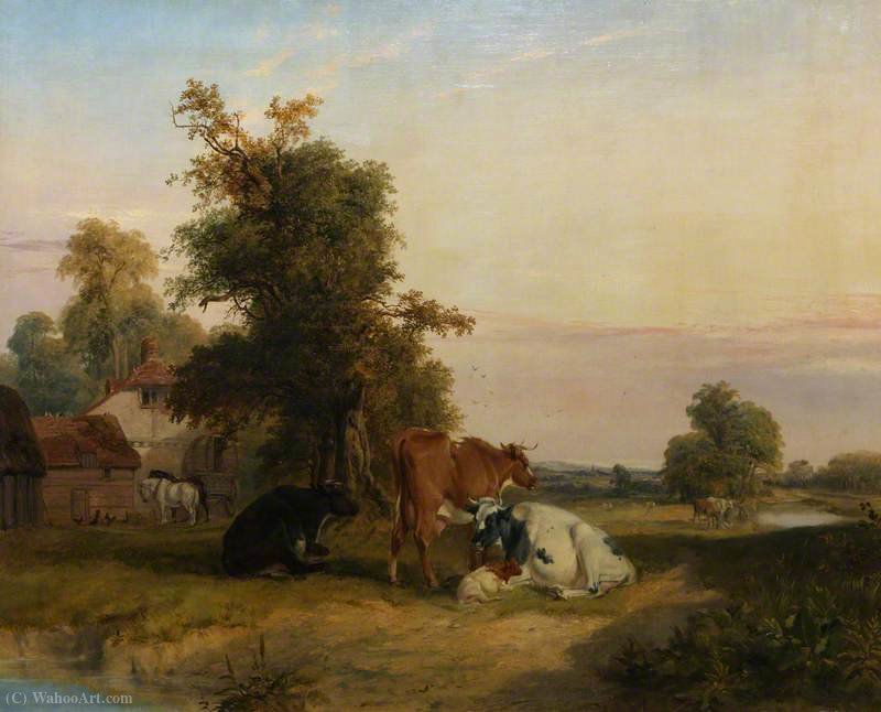 Landscape With Cattle — Edward Williams