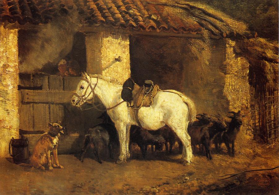 Outside The Stable — Constant Troyon