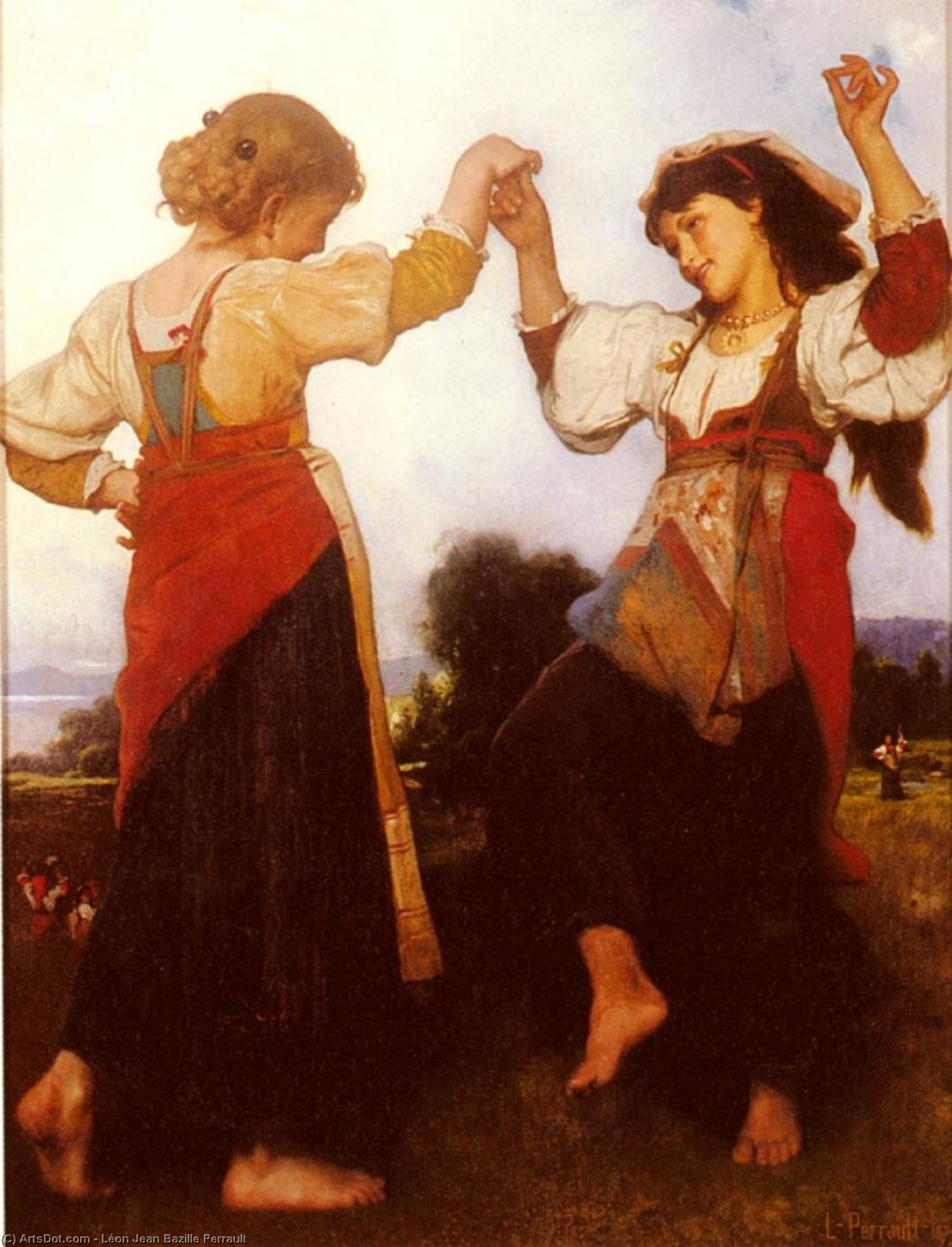 La Tarantella — Léon Jean Bazille Perrault