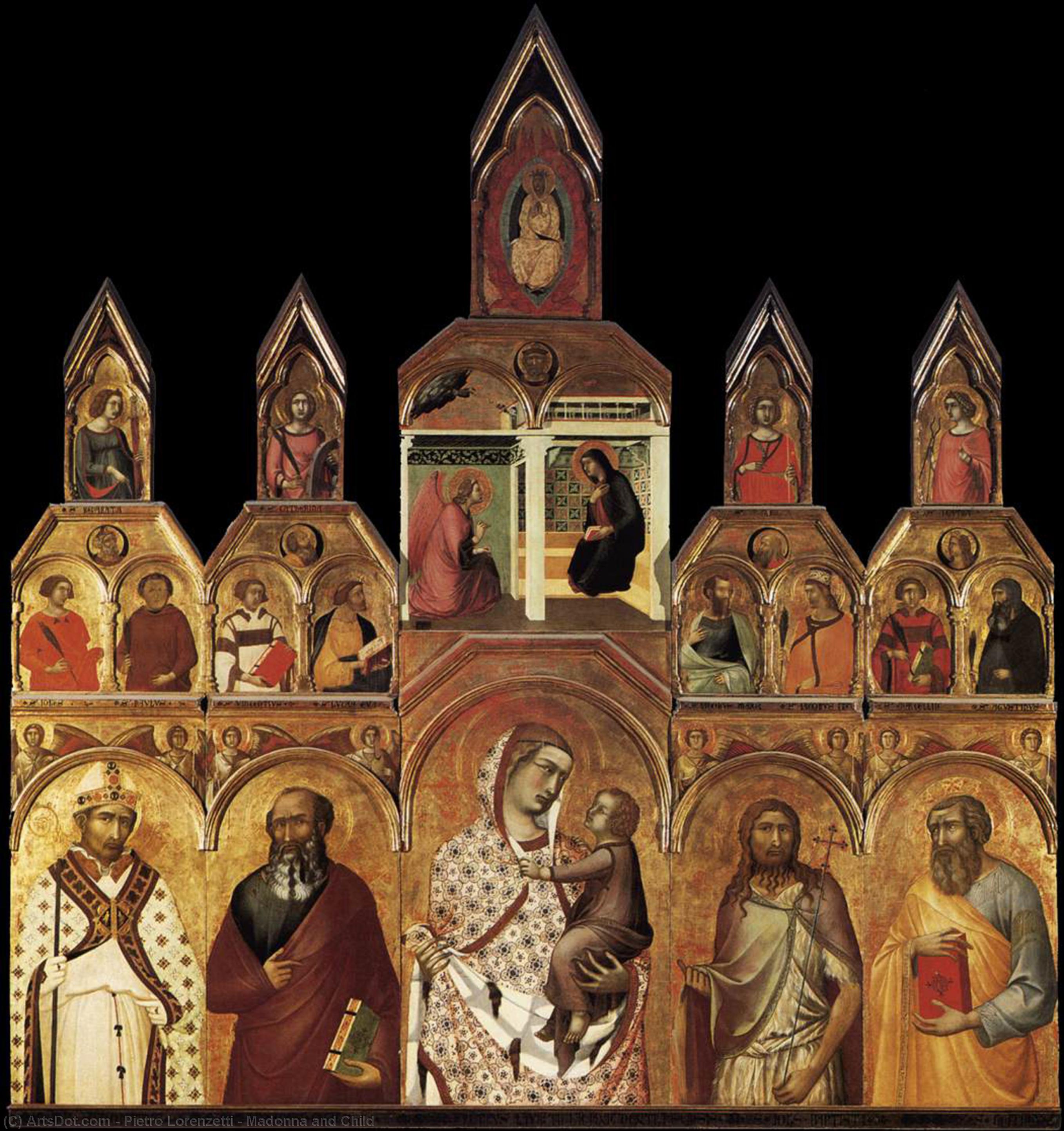 Madonna And Child — Pietro Lorenzetti