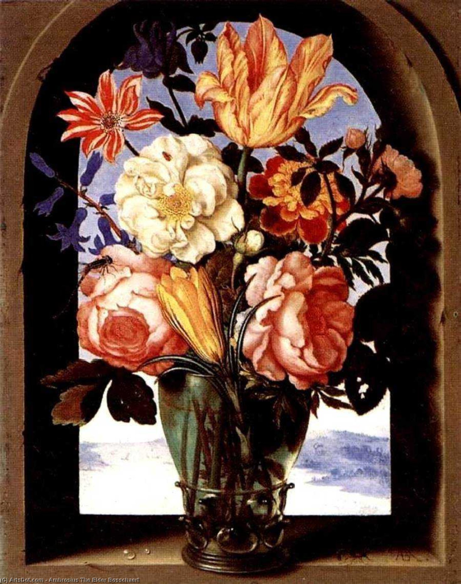 Bouquet De Fleurs — Ambrosius Bosschaert L'ancien