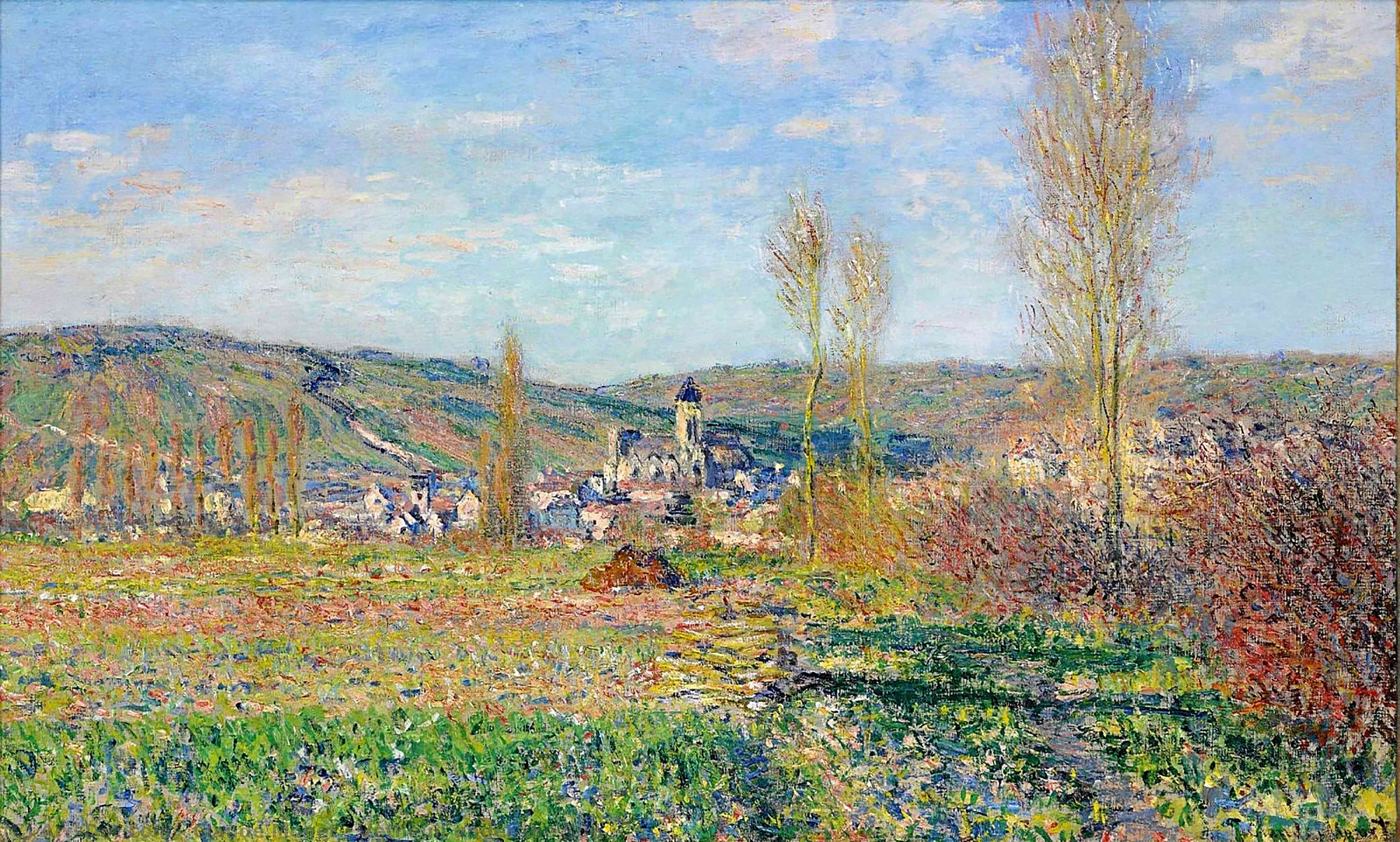 Vetheuil Pod Sluncem — Claude Monet