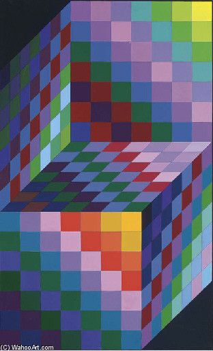 Axo 99 — Victor Vasarely