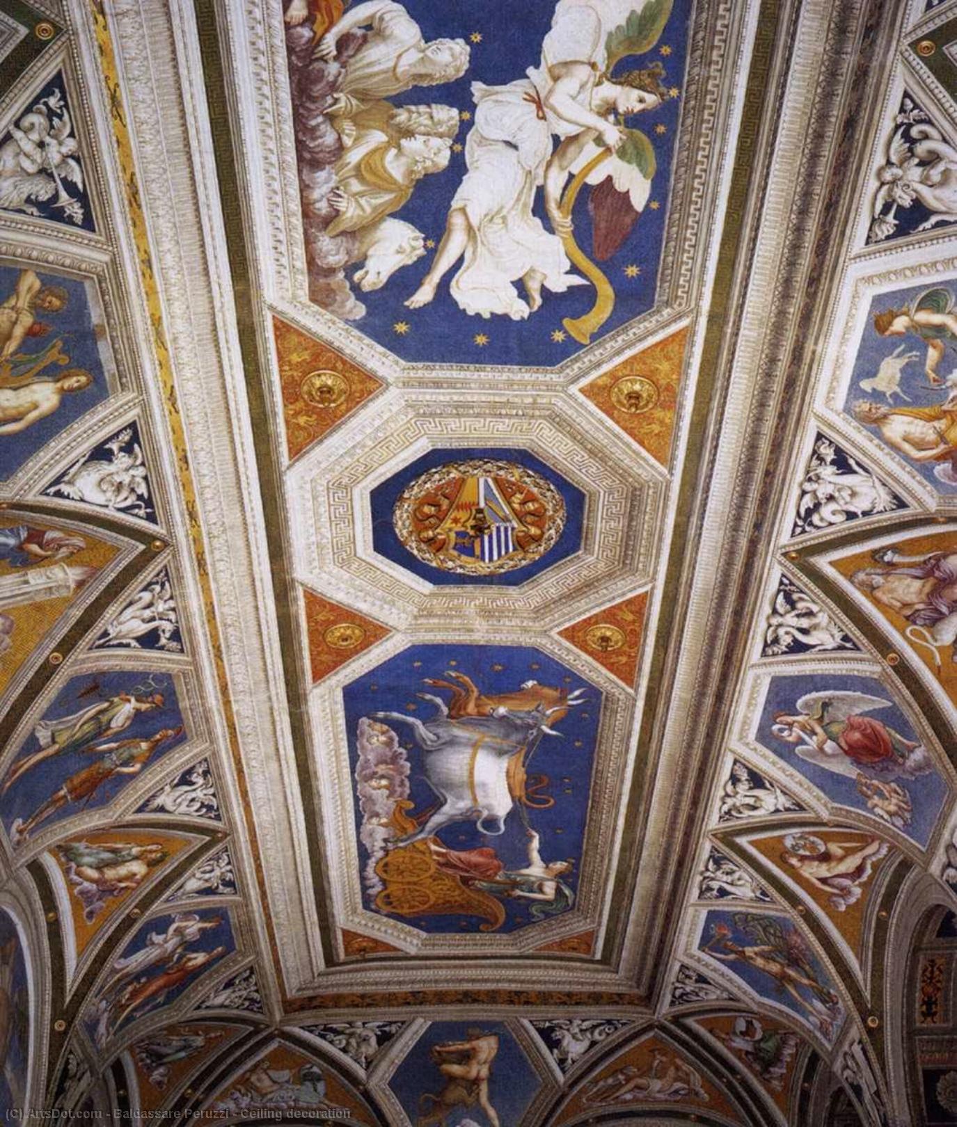 Ceiling Decoration — Peruzzi Baldassare