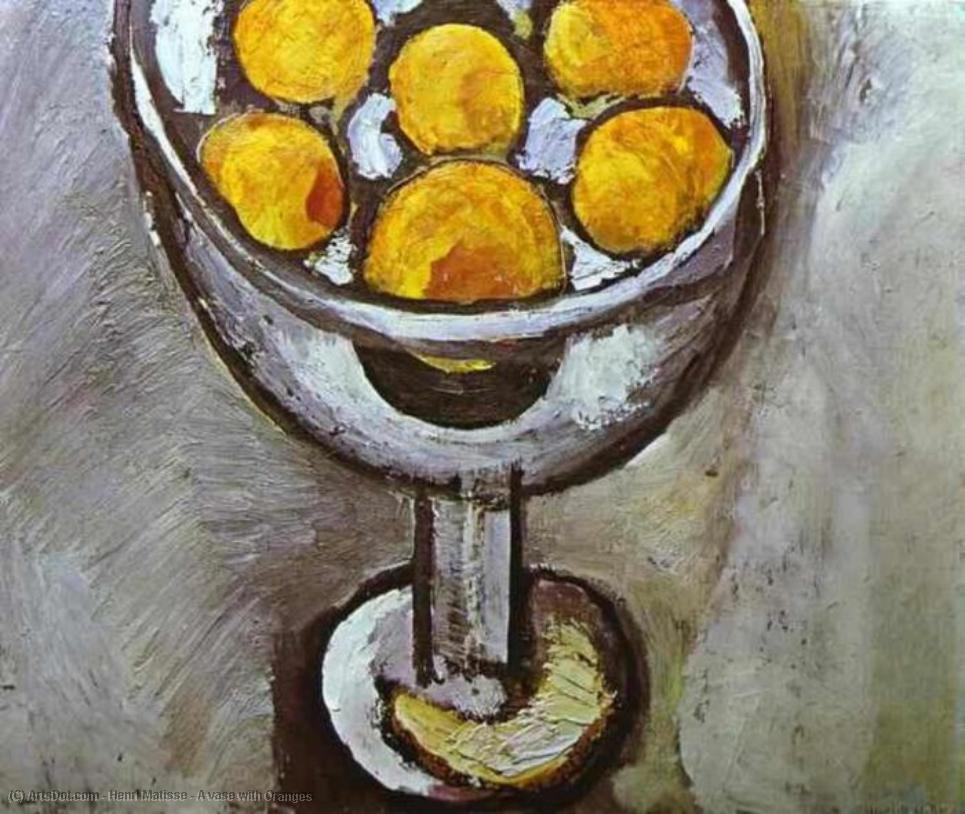 A Vase With Oranges — Henri Matisse