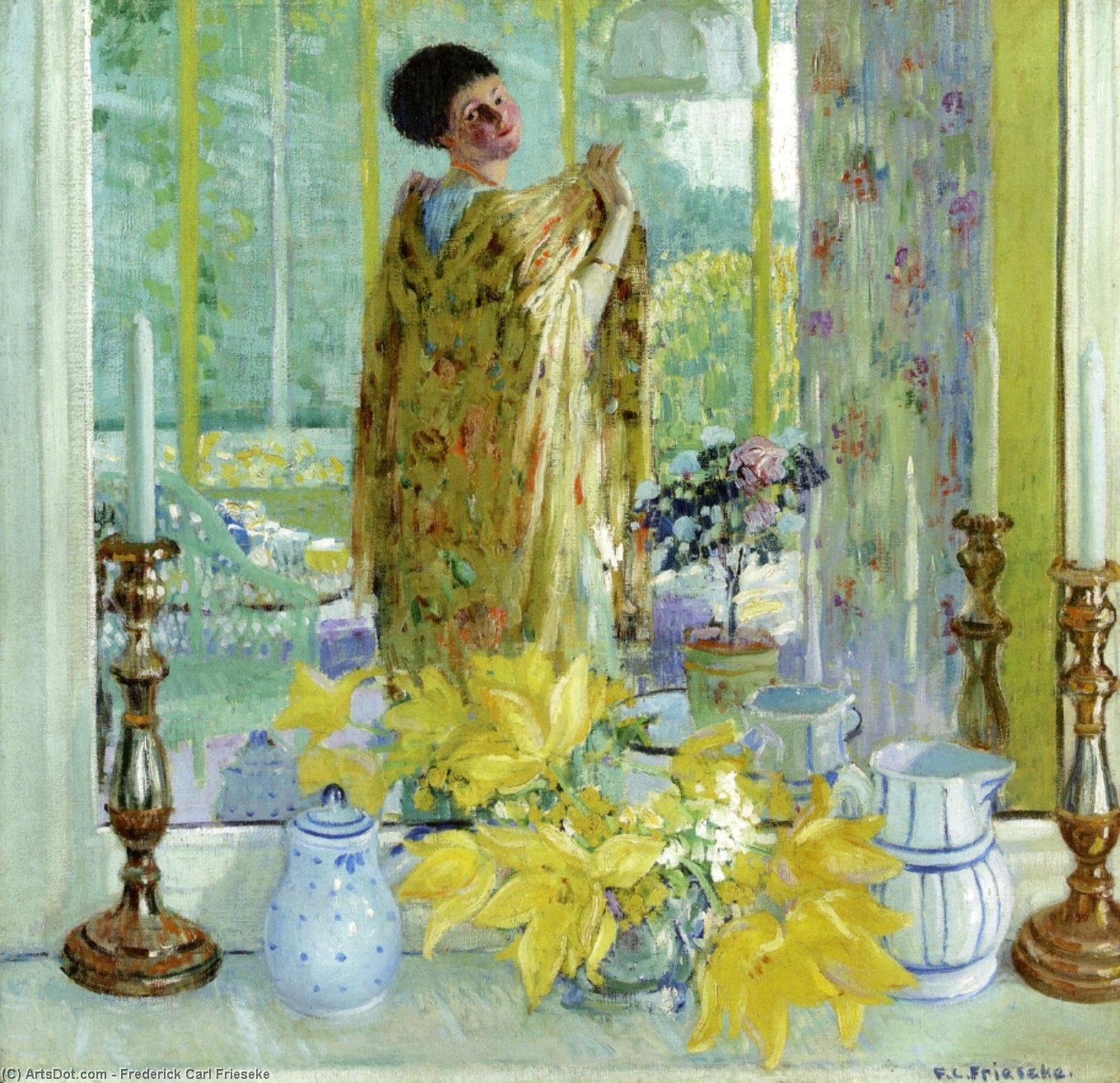 Κίτρινα Τουλίπια — Frederick Carl Frieseke