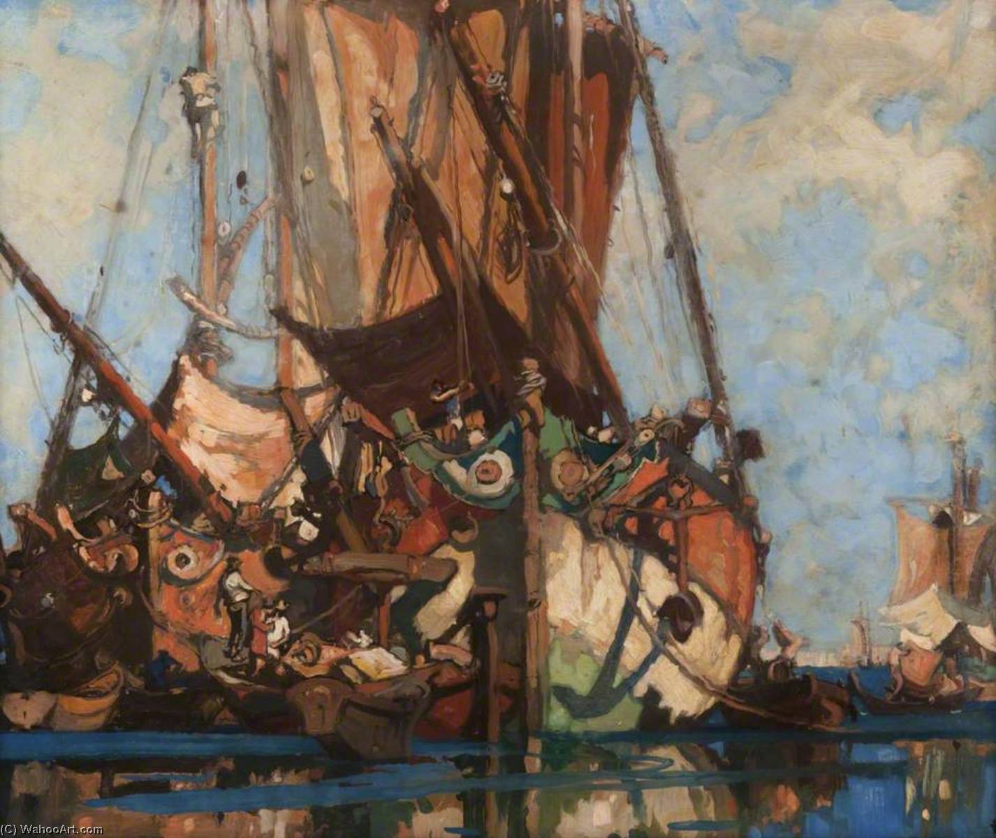Dalmatian Traders — Frank Brangwyn