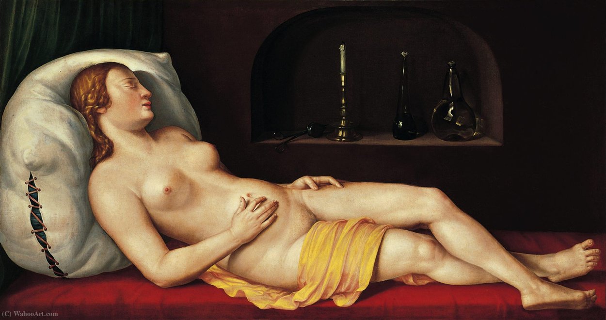 A Sleeping Woman — Georg Pencz