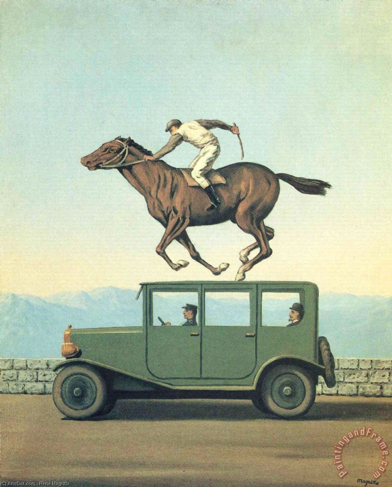 La Ira De Los Dioses — René Magritte
