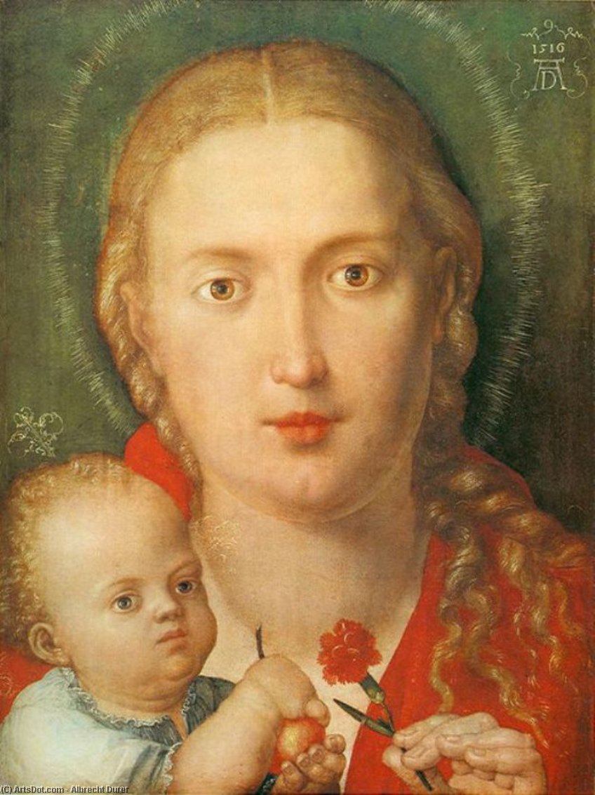 Madonna Mit Der Nelke — Albrecht Dürer