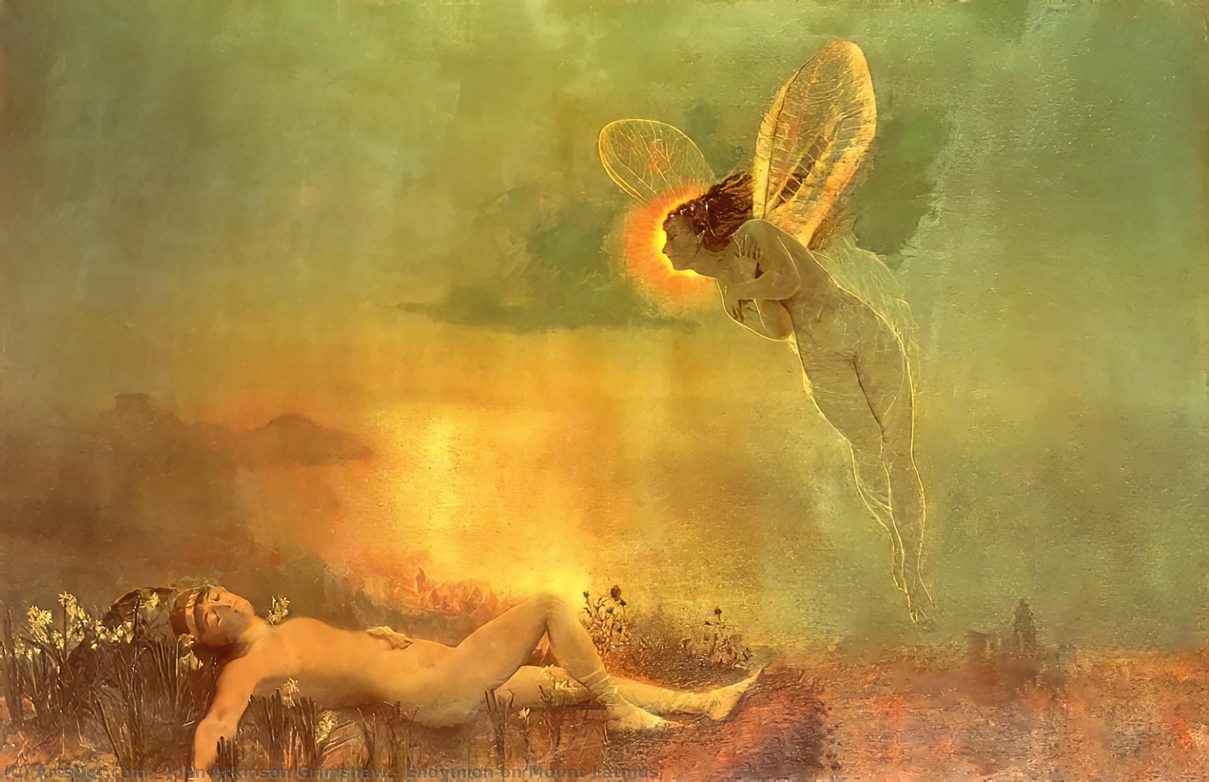 Endymion På Latmus — John Atkinson Grimshaw