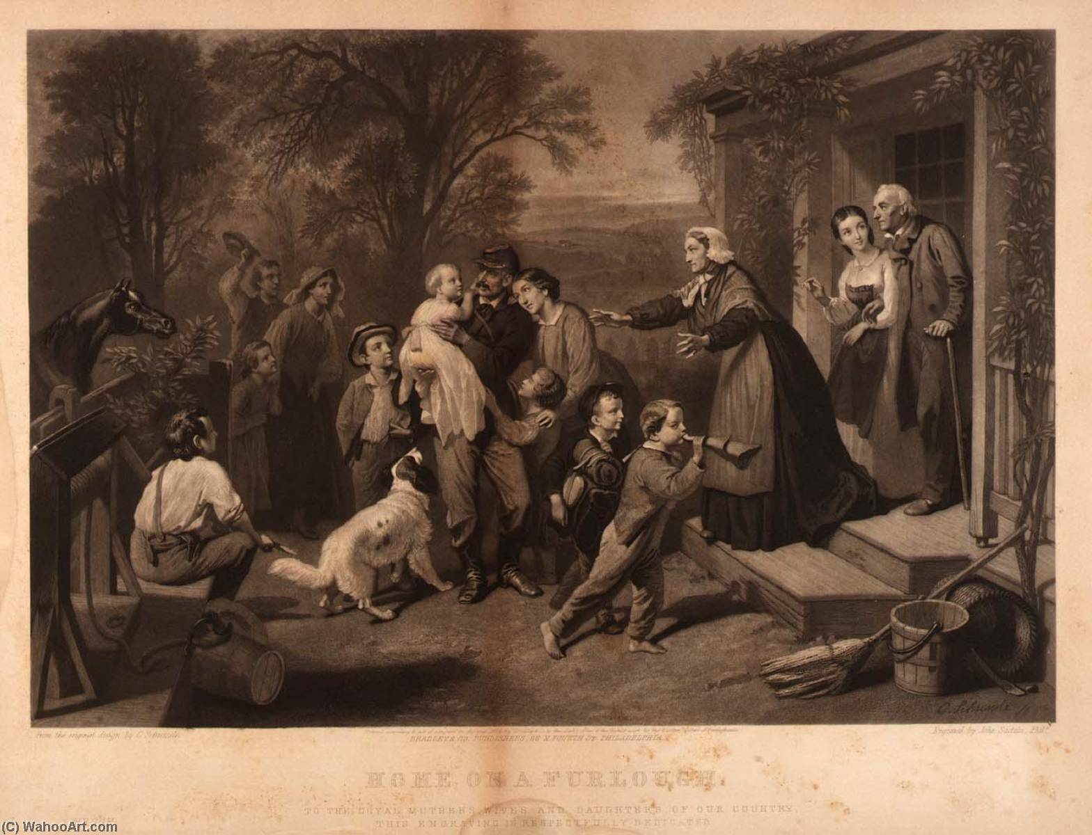 Home On A Furlough — John Sartain