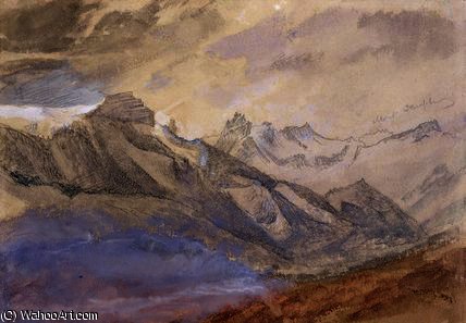 Mont Dauphiny, Near Chartreuse — John Ruskin