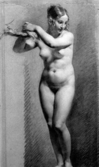 Female Nude Bound — П'єр Пaul Пруд’он