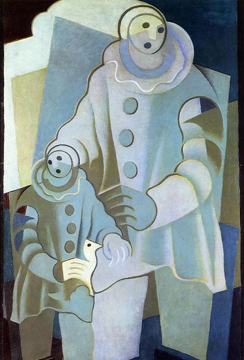 Two Pierrots — Juan Gris