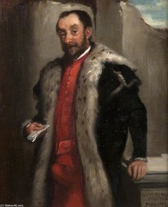 Portrait Of A Nobleman Holding A Letter