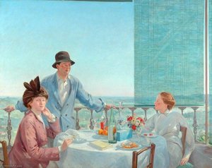 After Lunch and Portrait Group (with Albert Rothenstein)