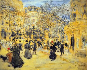 The Boulevard — Jean-françois Raffaelli
