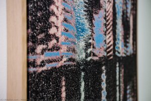 Negative Entropy\n\n(Kim Reddick Jaquard Card C., Pink, Double)