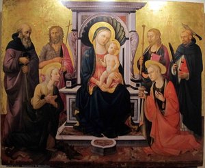 Madonna col bambino e santi