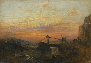 The Broken Bridge — James Francis Danby