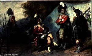 Officers of the 79th Highlanders at Chobham Camp