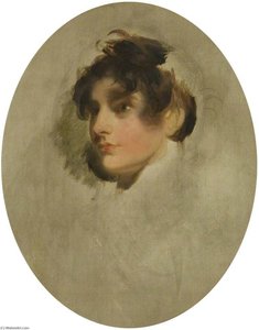 Tête D'une Jeune Femme Inconnue — Thomas Lawrence