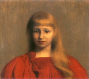 Girl In A Red Dress — Józef Pankiewicz