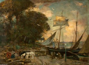 Harbour Scene, Kirkcudbright — William Stewart Macgeorge