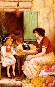 A Young Lacemaker — Oliver Rhys