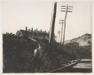 Der Eisenbahnweg — Edward Hopper
