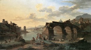 River View With The Ponte Rotto — Jacob De Heusch