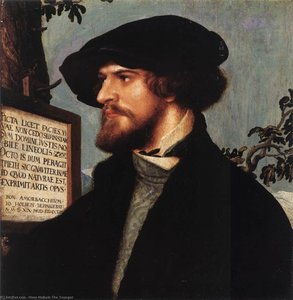 Portrait Of Bonifacius Amerbach — Hans Holbein The Younger