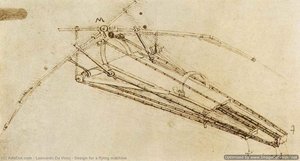 Diseño Para Una Máquina Voladora — Leonardo Da Vinci