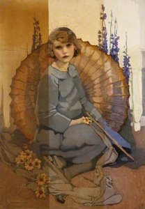 Portrait Of A Girl In Blue — Norah Neilson Gray