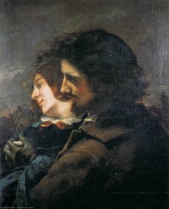 Lovers In The Countryside — Gustave Courbet
