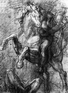 Cavalier Over A Fallen Adversary — Tiziano Vecellio